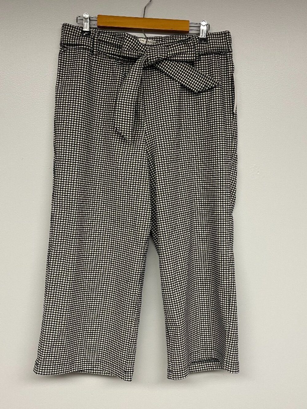 Zac & Rachel Size 14 Cropped Gingham Pants